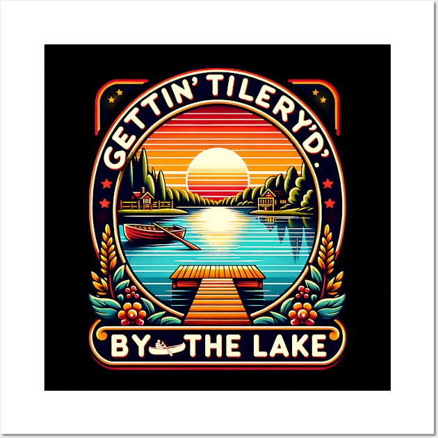 Lake Tillery North Carolina sunset. Wall Art by TaansCreation 